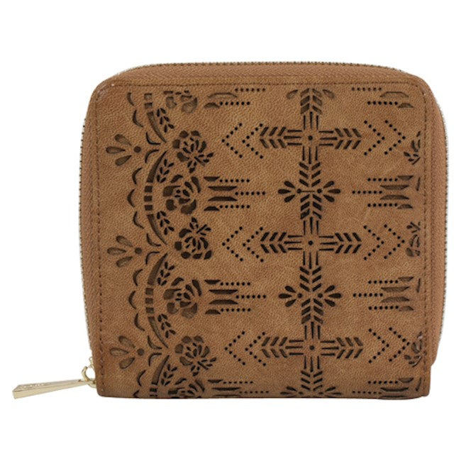Catchfly Studio Chloe Mini Wallet - Hazelnut