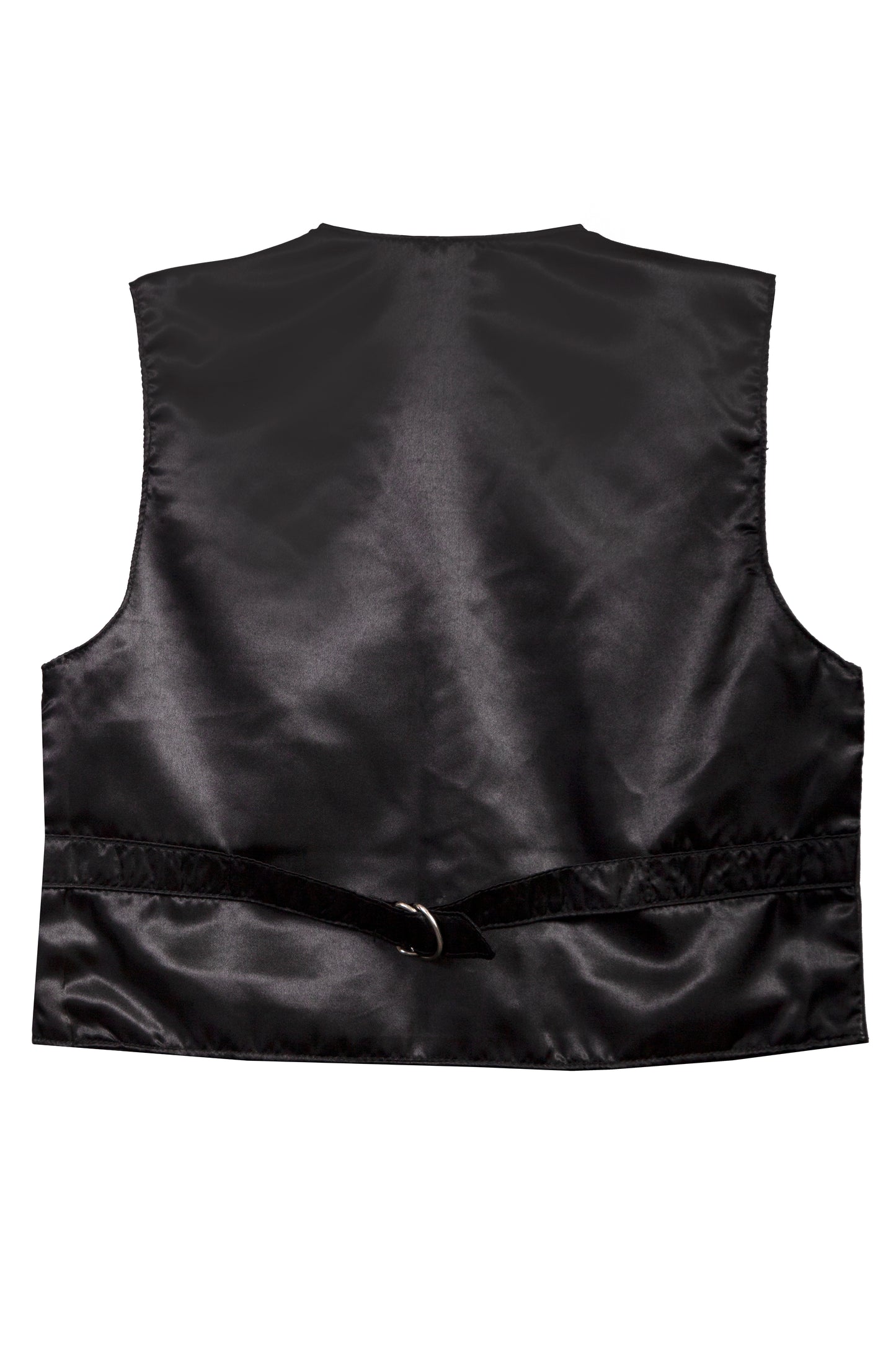 Boy standing in in black vest
