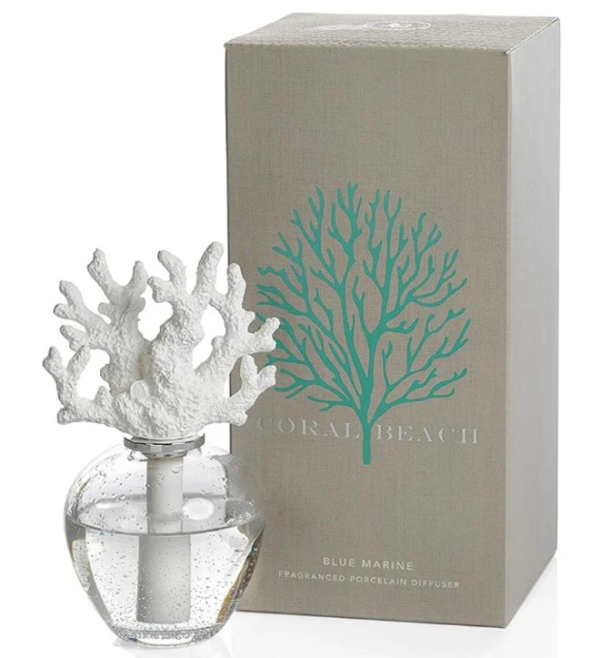 Zodax Coral Beach Blue Marine Porcelain Diffuser