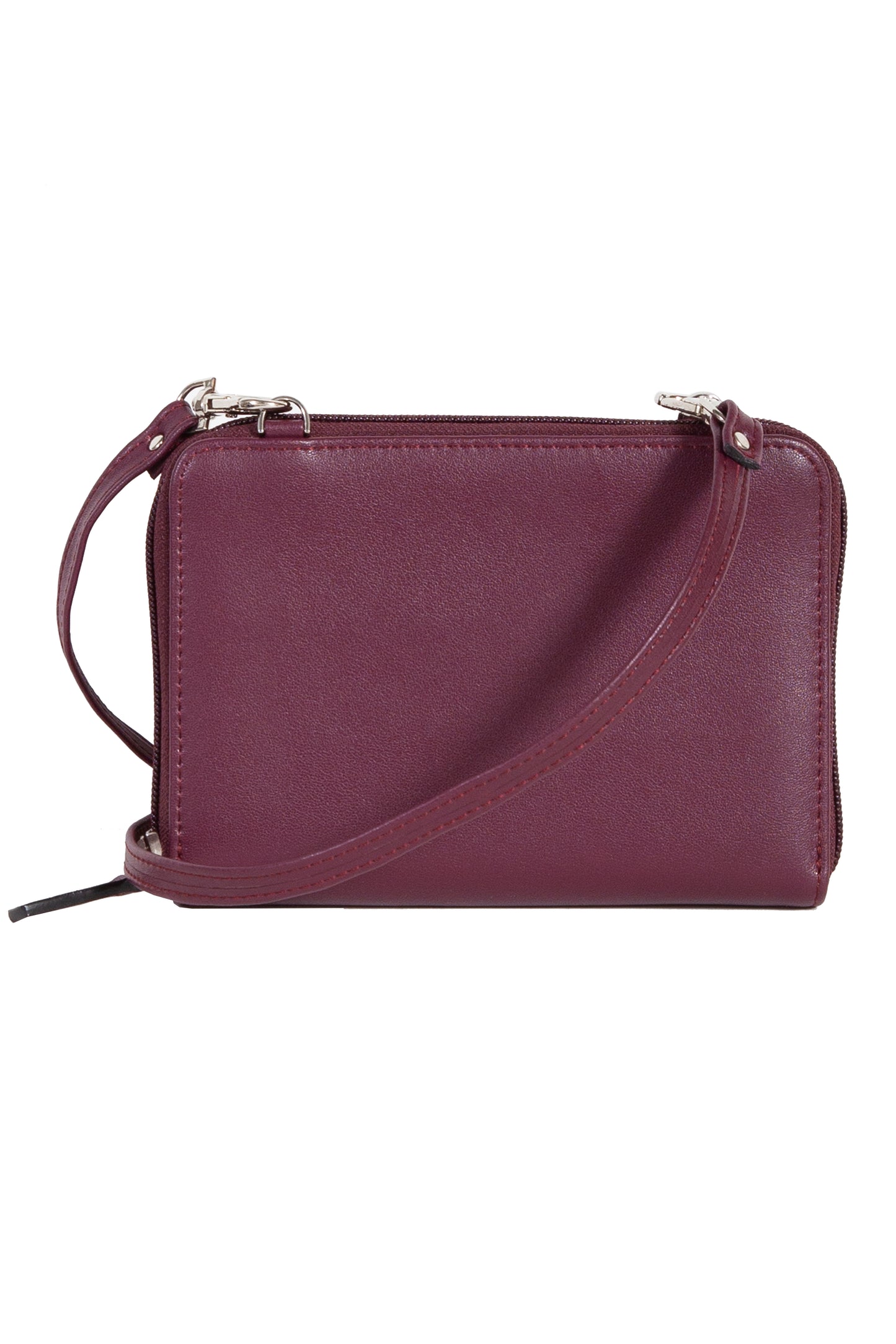 Scully Women's Stadium Crossbody Bag in Burgundy
