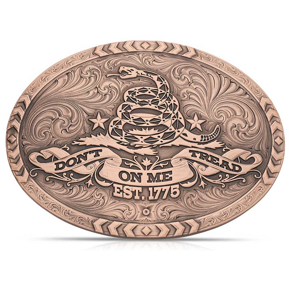 Montana Silversmiths Vintage Bronze Gadsden Belt Buckle