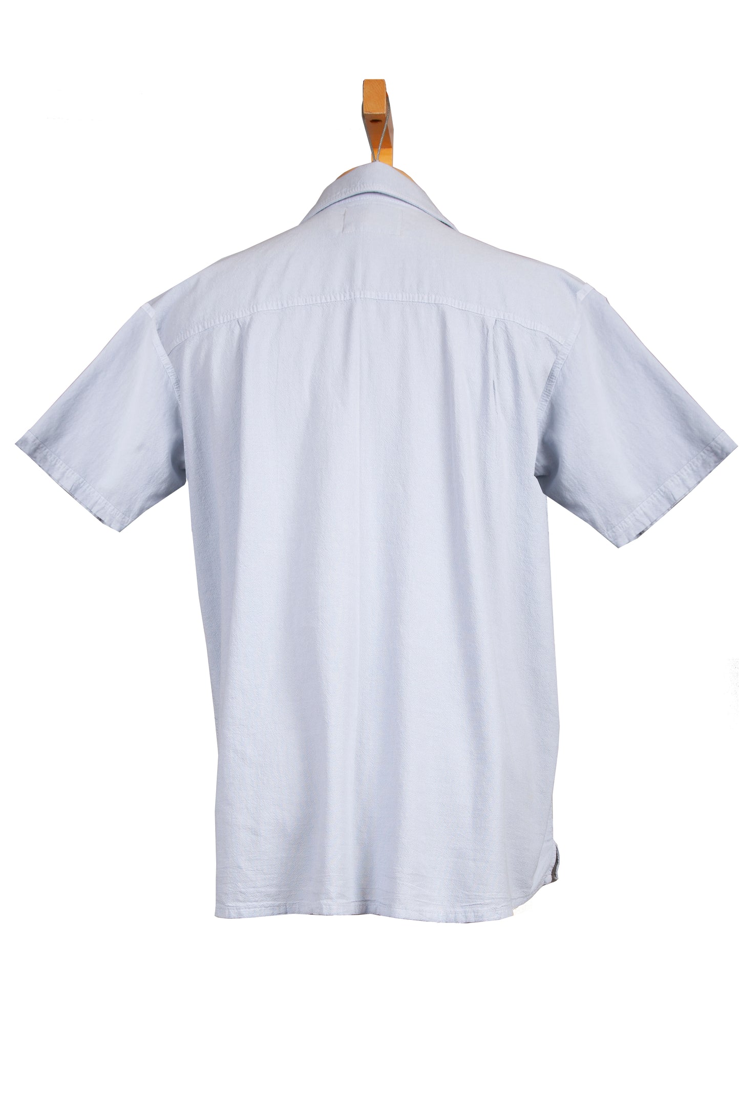 Scully Men's Cotton Short Sleeve Calypso Shirt in Ice Grey