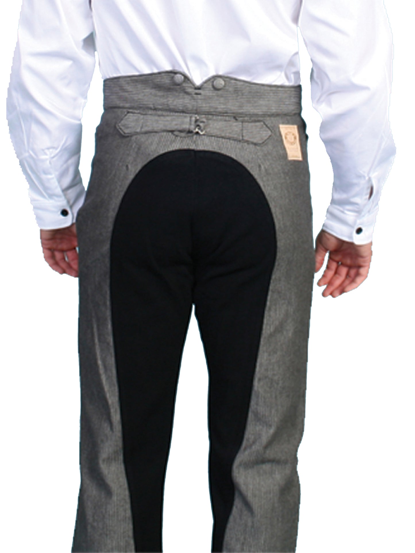 Scully Men's Wahmaker Old West Saddle Cut Pants in Black