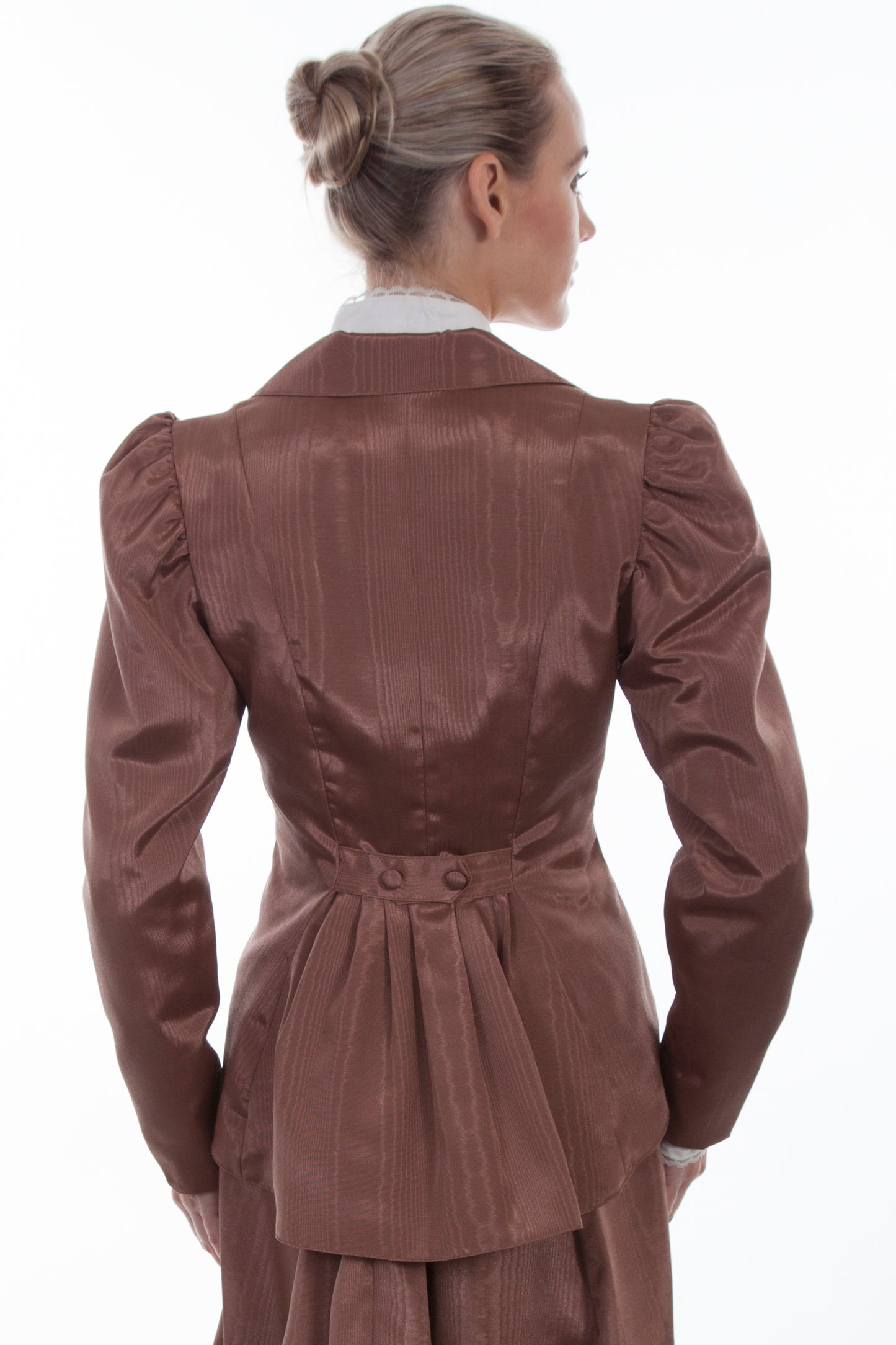Scully Women's Moire Outing Jacket in Chocolate