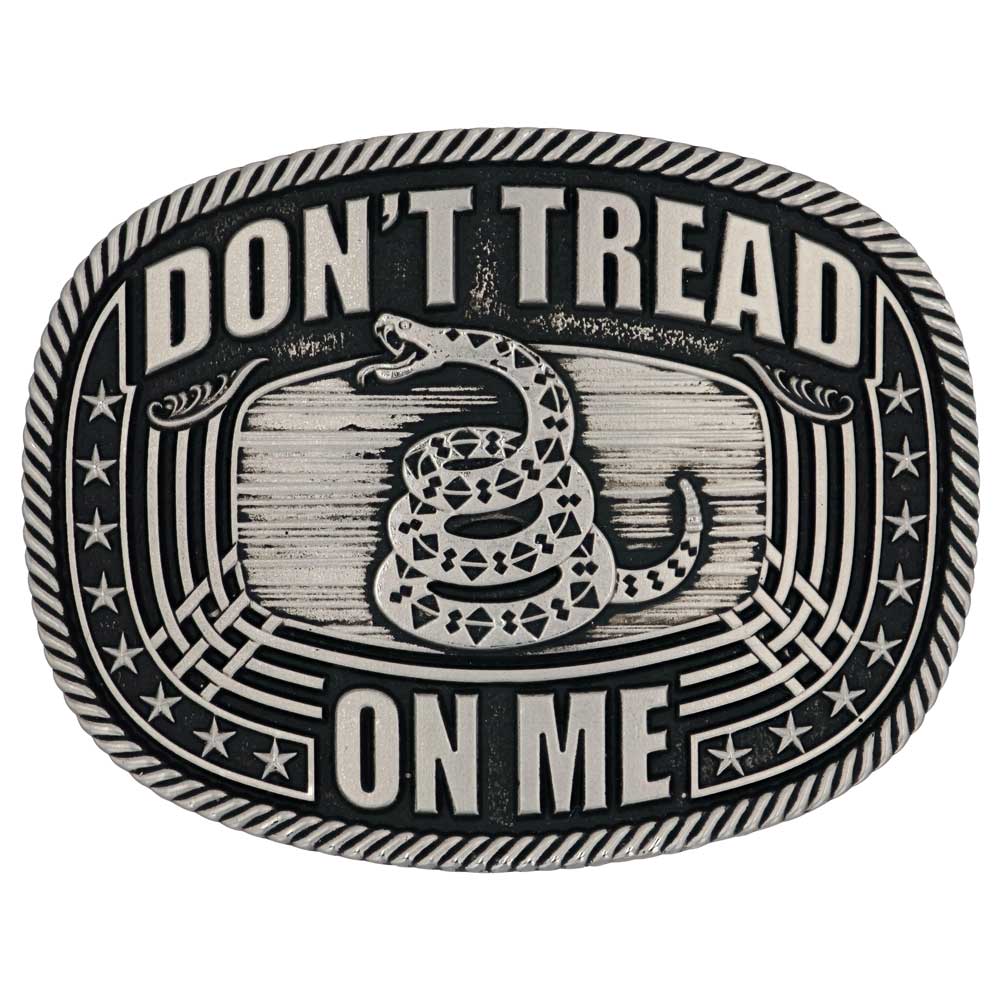 Montana Silversmiths Don'T Tread On Me Roped Attitude Buckle
