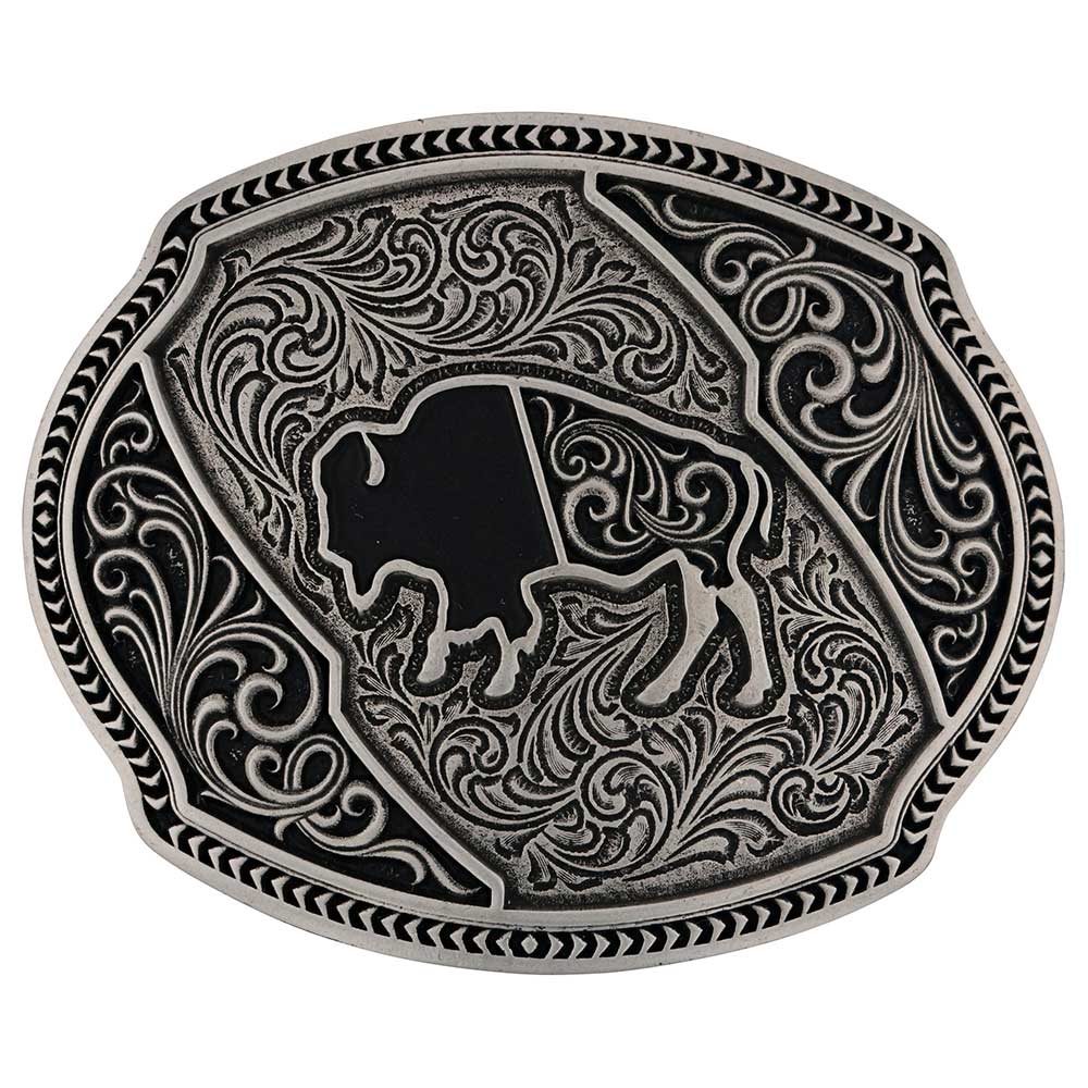 Montana Silversmiths Buffalo Roam Attitude Buckle