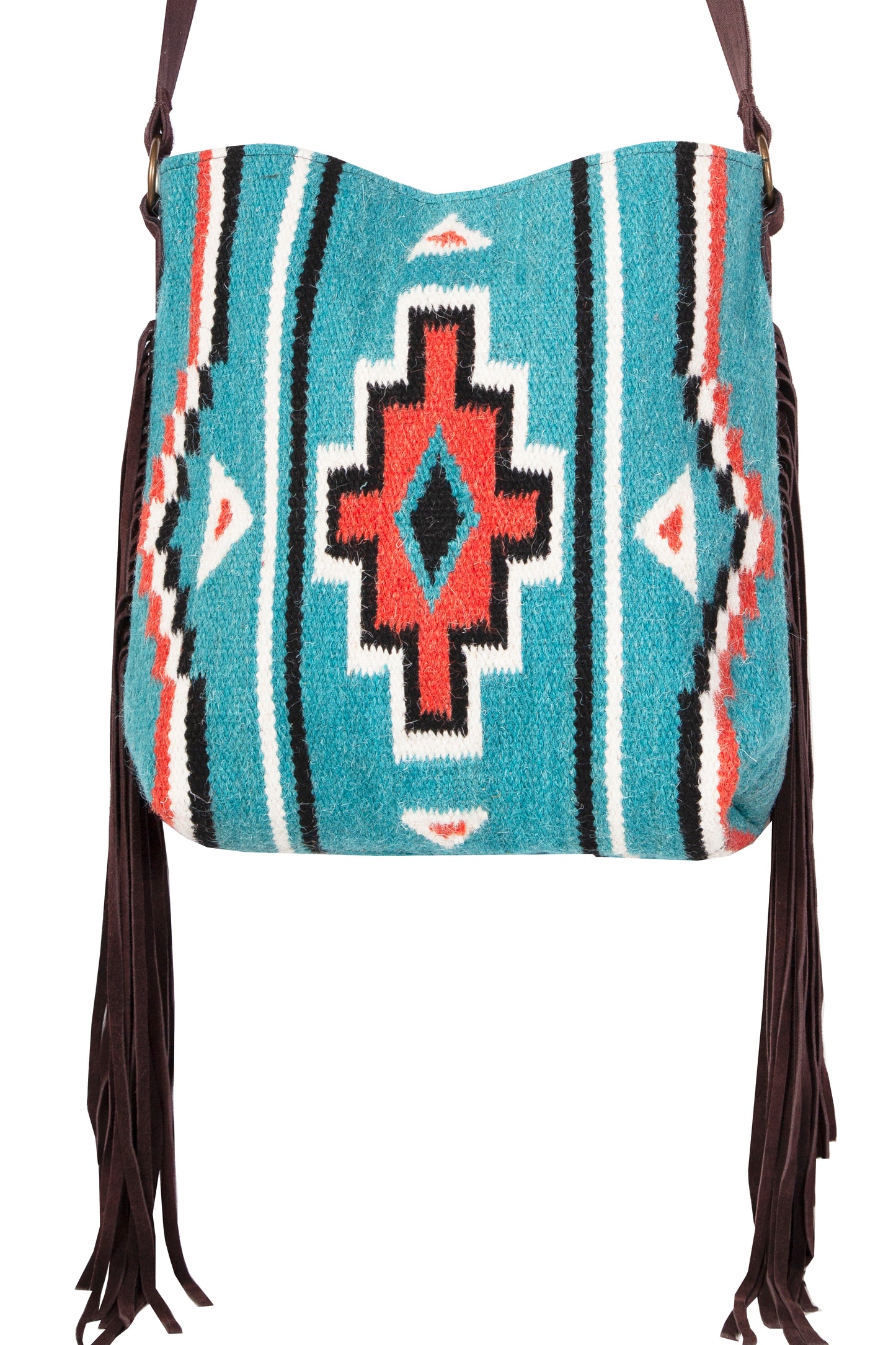 Scully Western Women's South Wool Shoulder Turquoise Handbag
