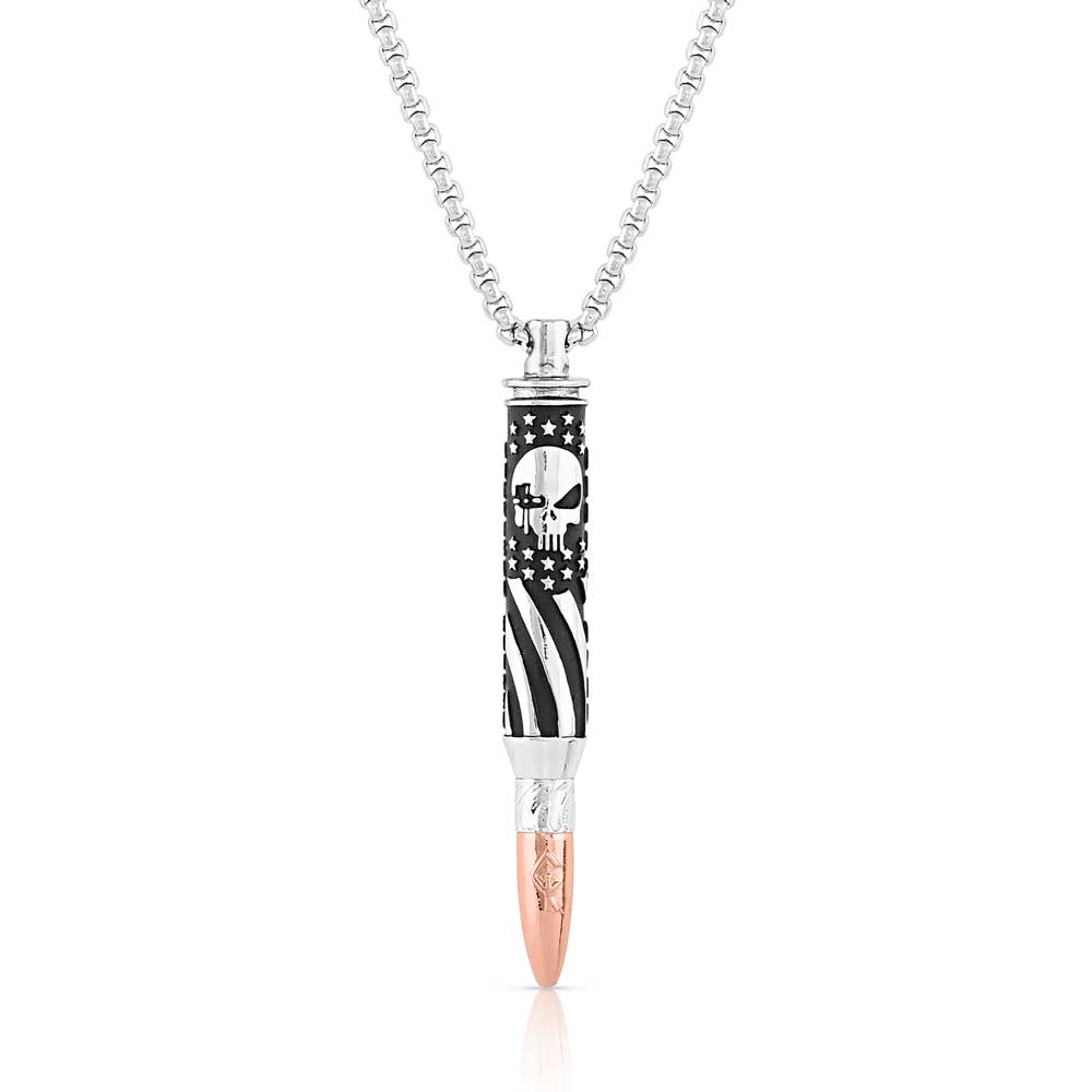 Montana Silversmiths I'Ll Cover You Sniper Bullet Necklace