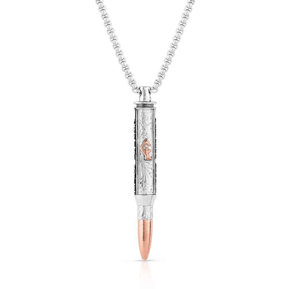 Montana Silversmiths I'Ll Cover You Sniper Bullet Necklace