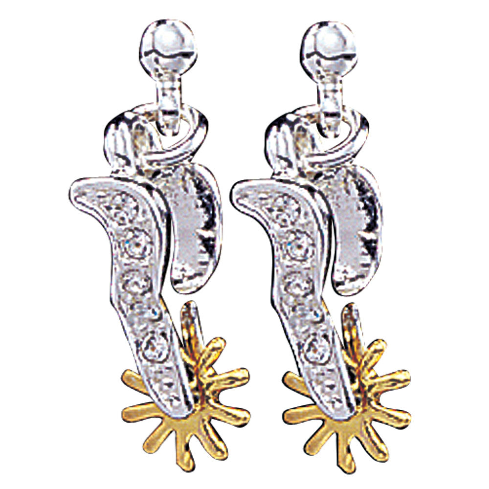 Montana Silversmiths Sparkling Spurs Drop Earrings