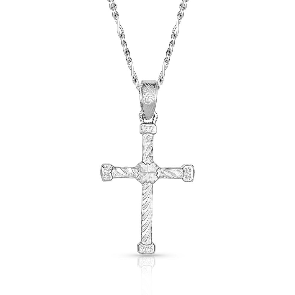 Montana Silversmiths Binding In Faith Cross Necklace