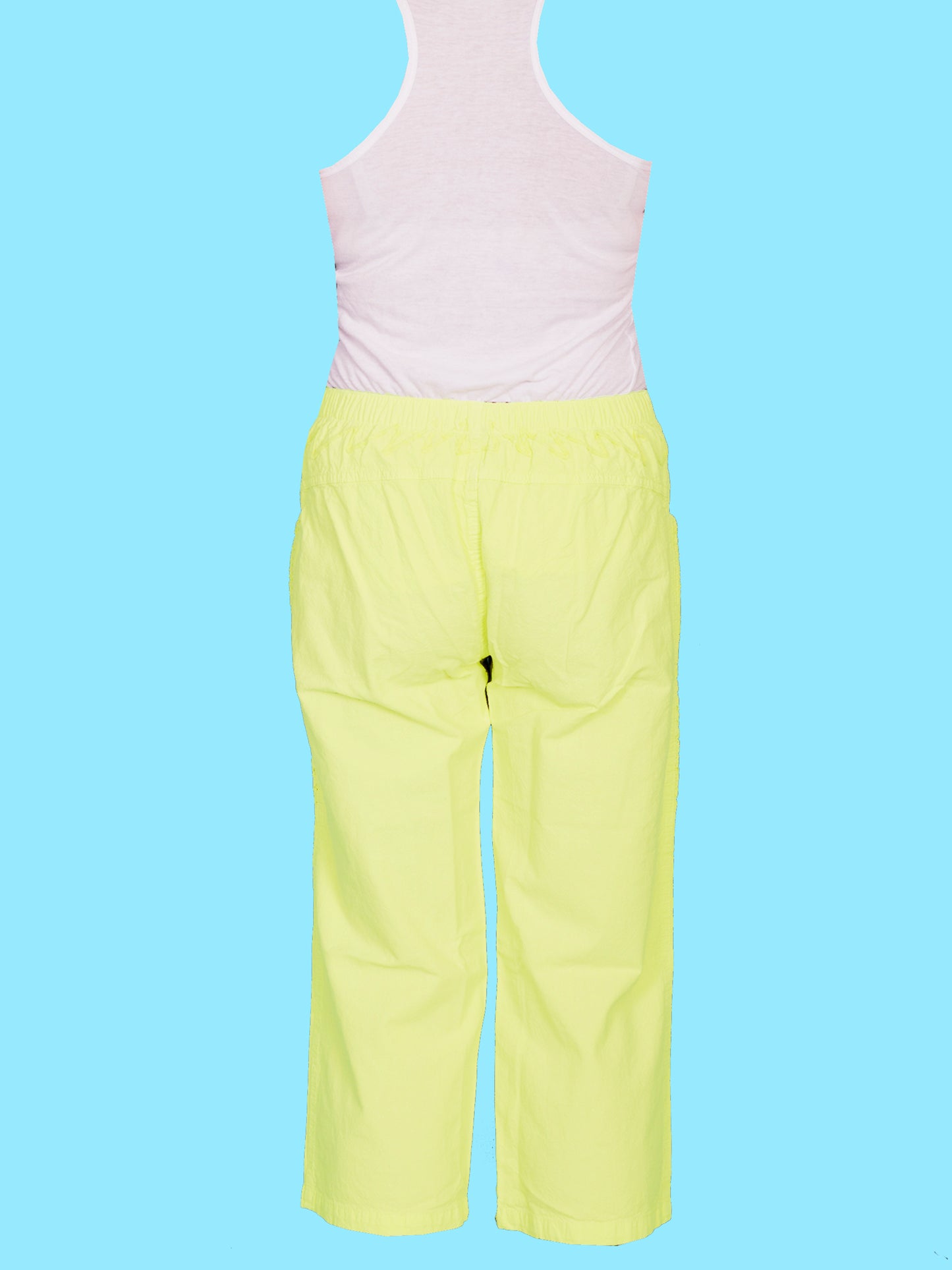 Scully Women's Embroidered Capri Pant in Lime