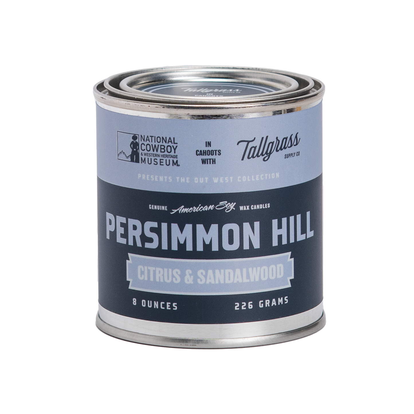 Persimmon Hill: Citrus + Sandalwood Soy Wax Candle