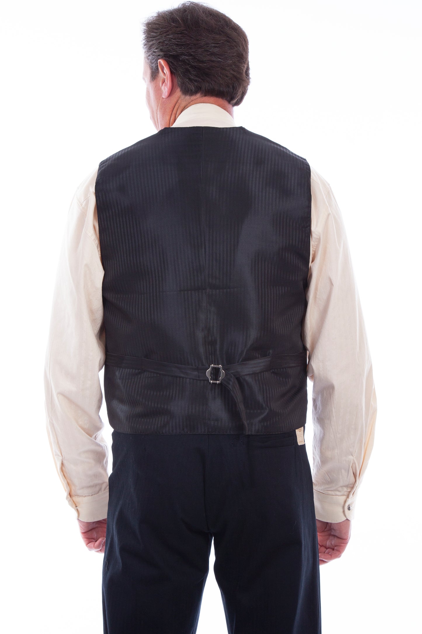 Scully RangeWear Men's Jacquard Vest in Pewter