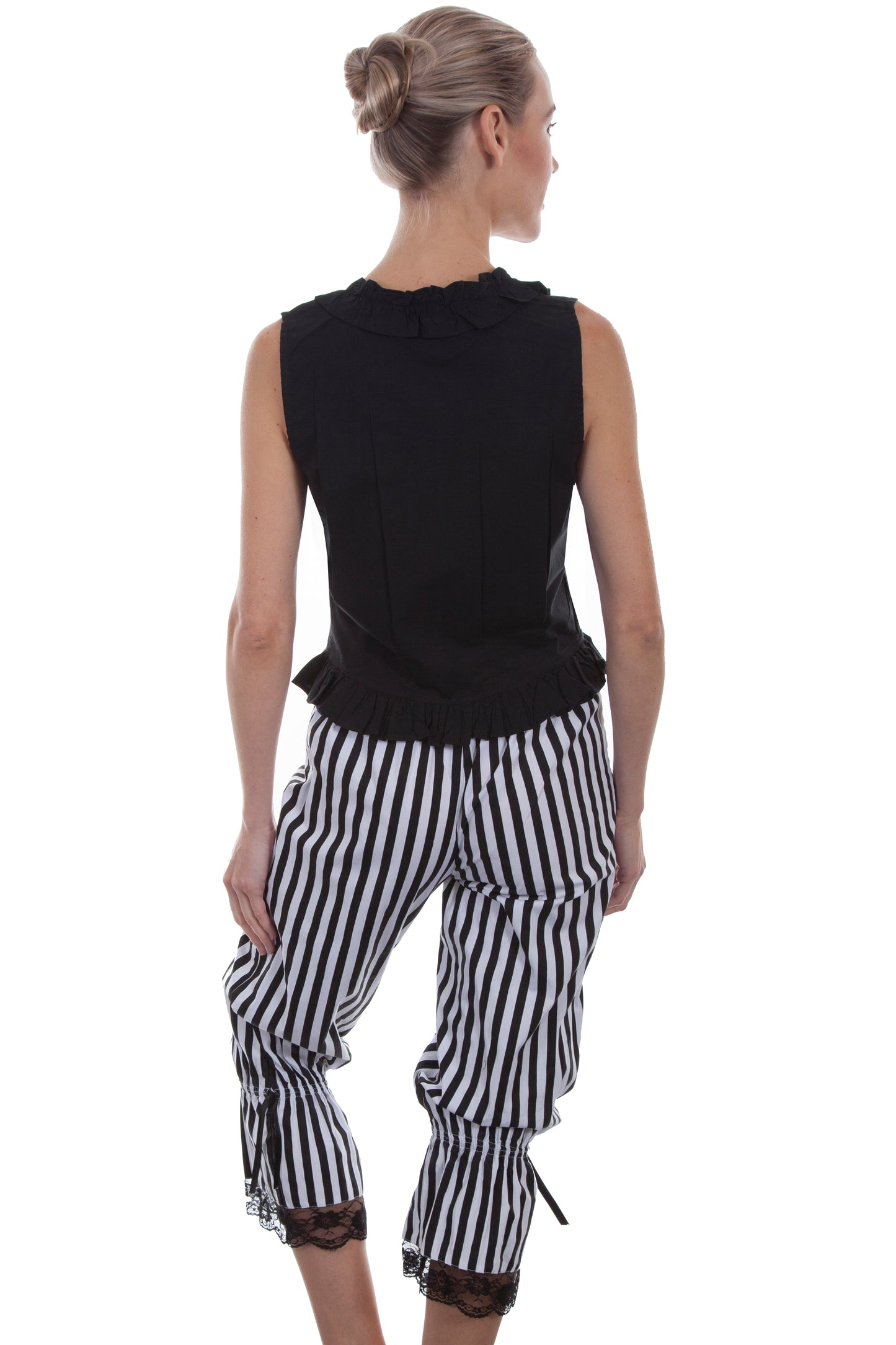 Scully Women's Stripe Bloomers in Black