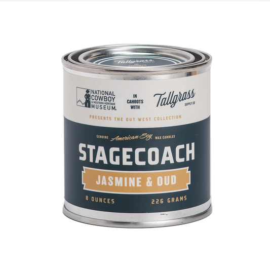 Stagecoach: Jasmine + Oud Soy Wax Candle