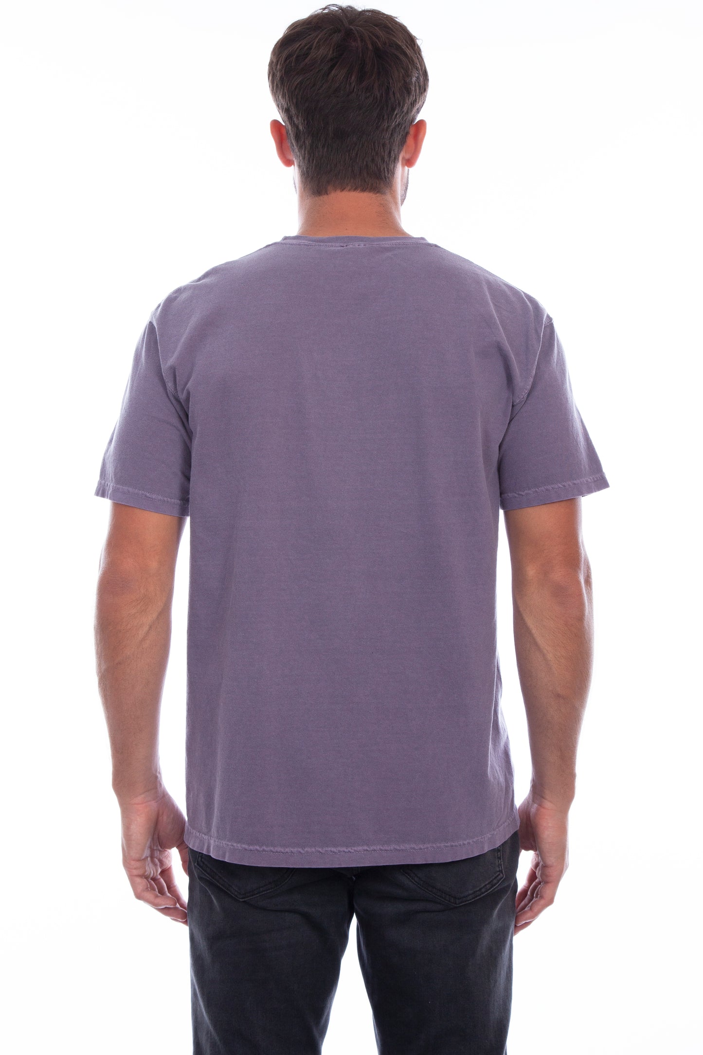Scully Men's Short Sleeve Tee Shirt in Wine