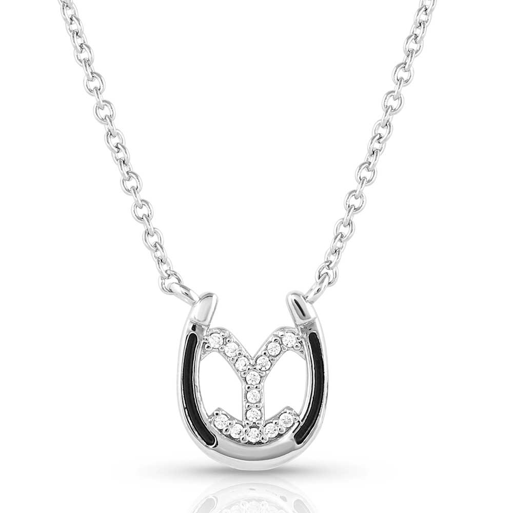 Montana Silversmiths Officially Licensed Yellowstone Necklace - Yellowstone in Luck