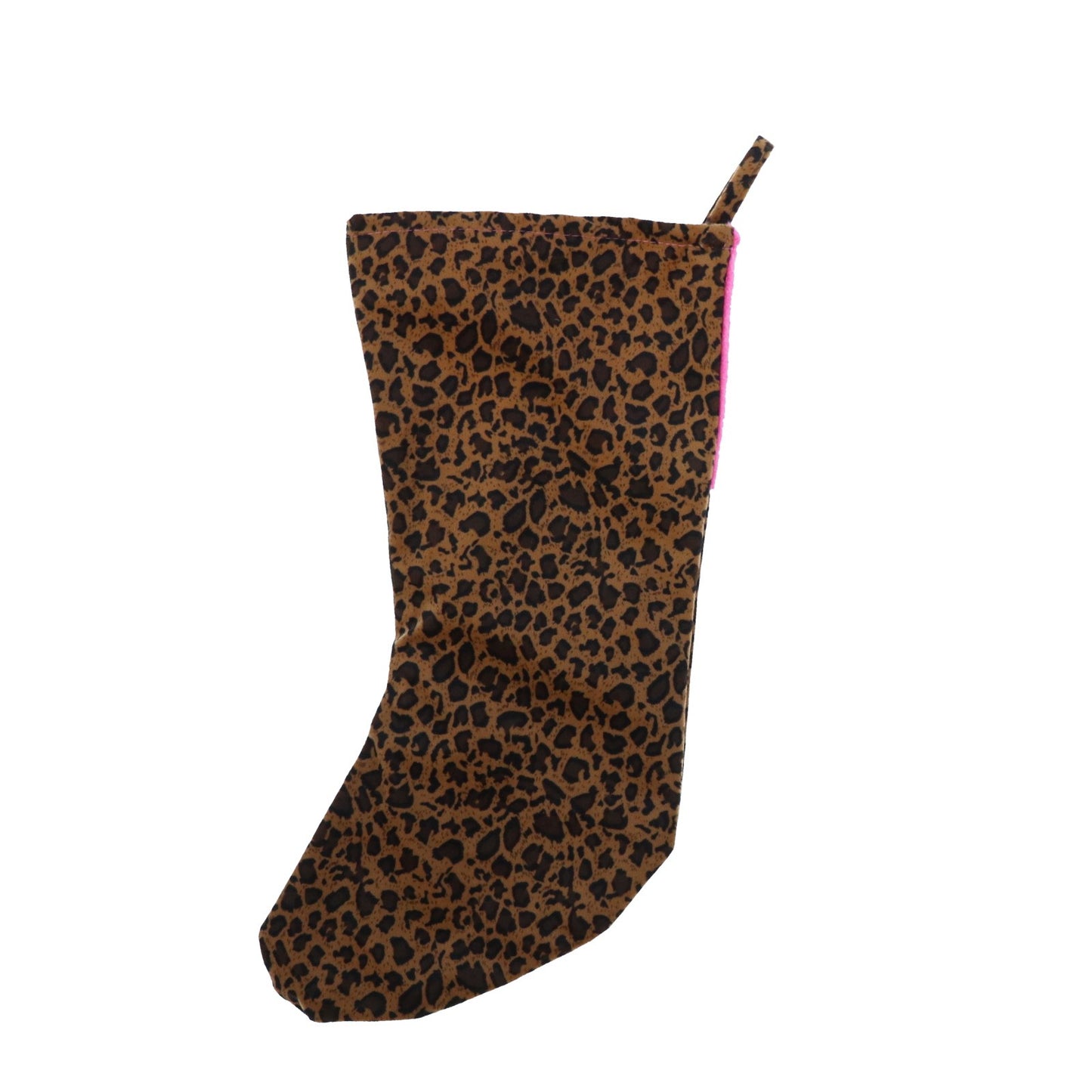 Carstens Leopard Print Christmas Stocking