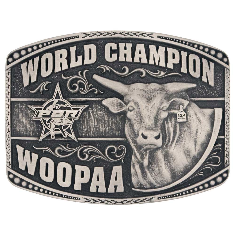 Montana Silversmiths Woopaa PBR Attitude Buckle
