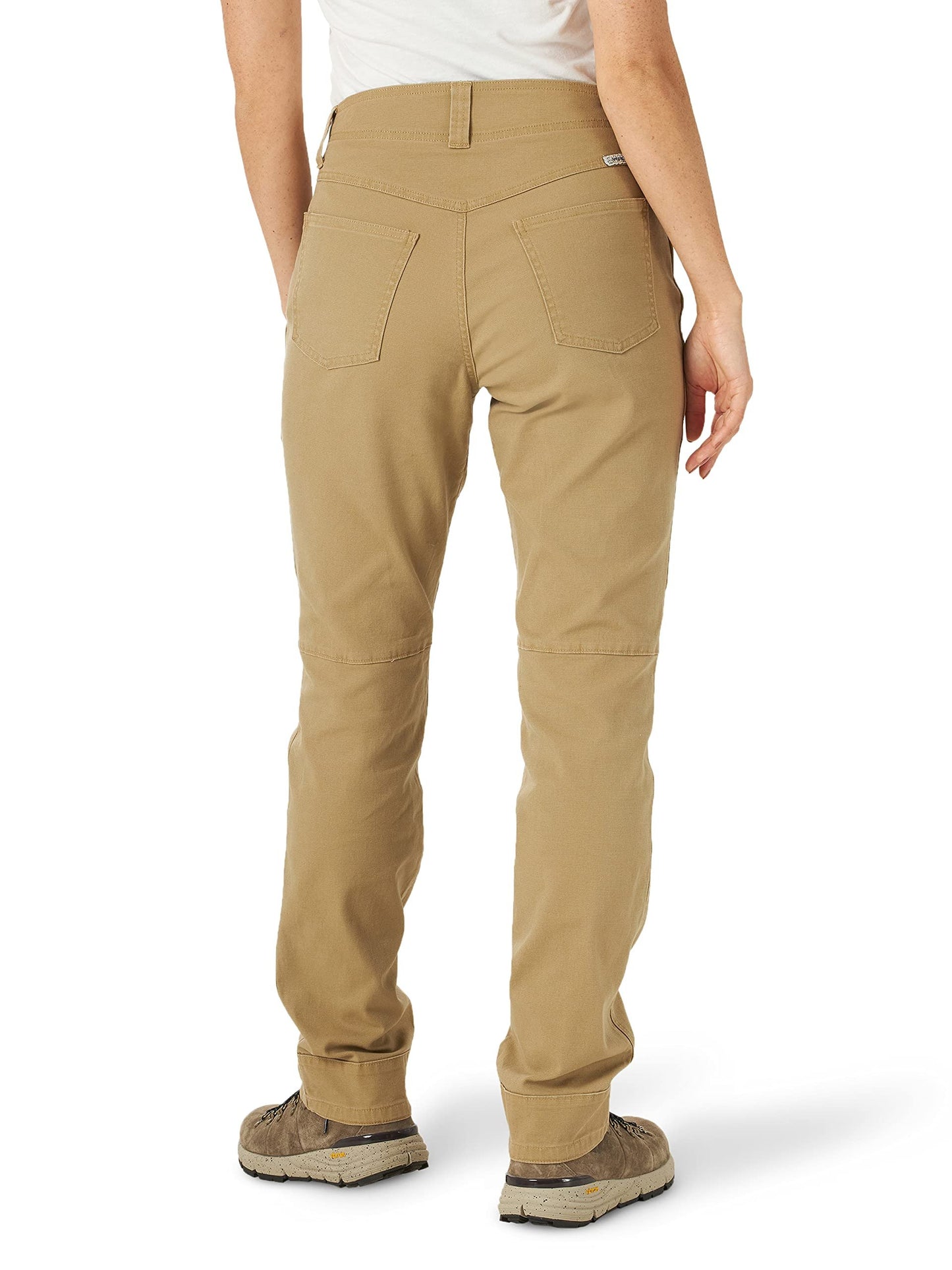 ATG by Wrangler Women's Canvas Slim Fit Pant, Elmwood, 6 Short