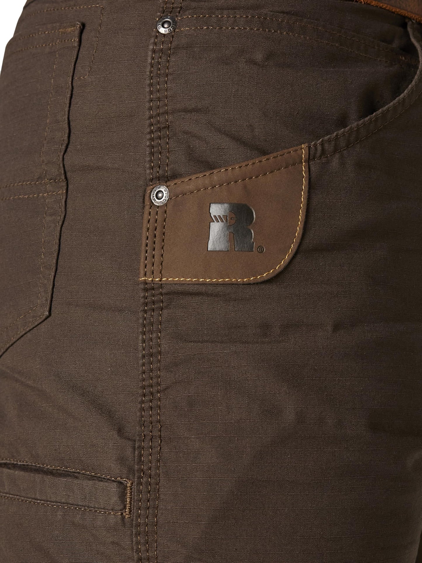 Wrangler Riggs Workwear Men's Technician Short, Dark Brown