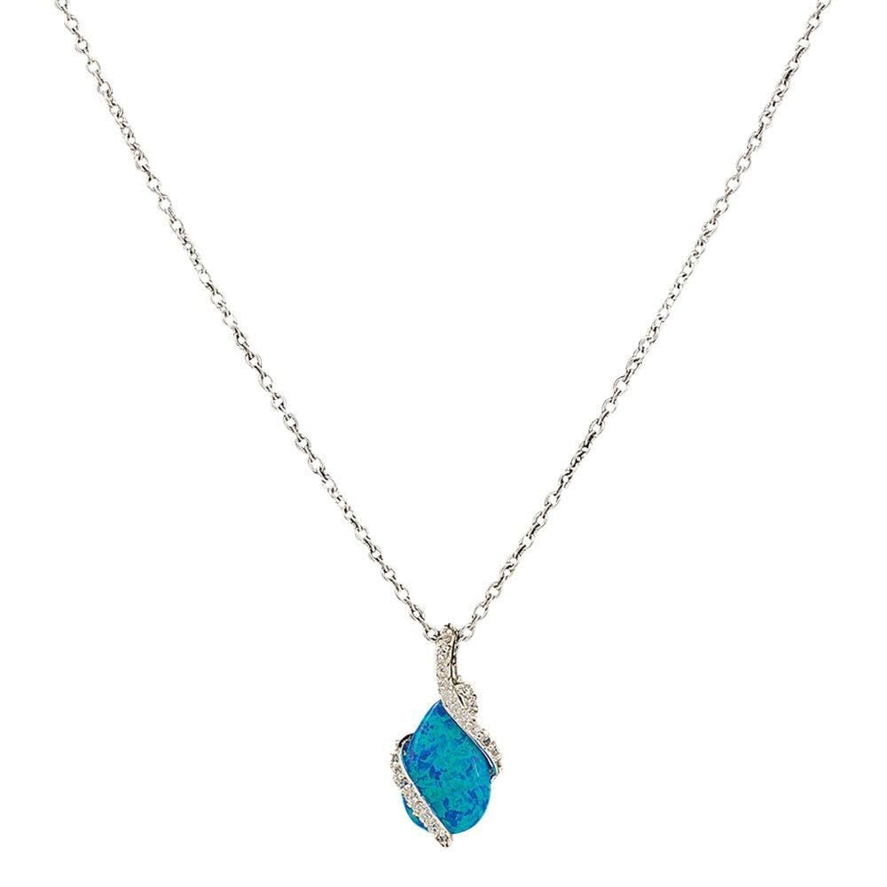 Montana Silversmiths Women's River Lights Twin Paths Necklace Silver One Size