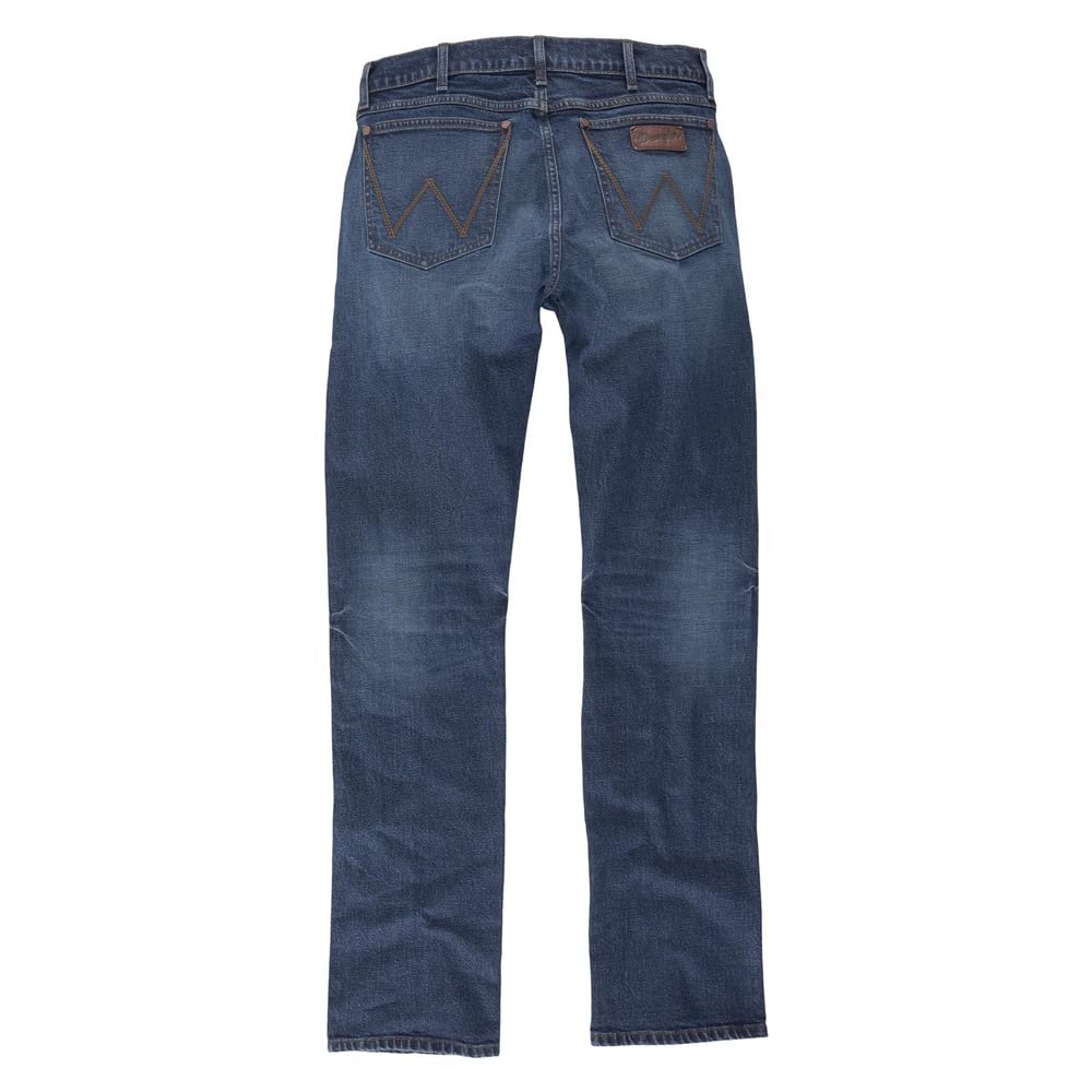 Wrangler Men's Retro Slim Fit Straight Leg Jean - Night Shift (as1, Waist_Inseam, Numeric_36, Numeric_30) Medium Wash