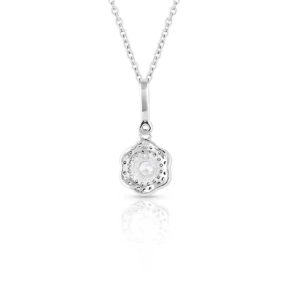 Montana Silversmiths Western Inspired Crystal Necklace (Petals in the Moonlight Crystal)