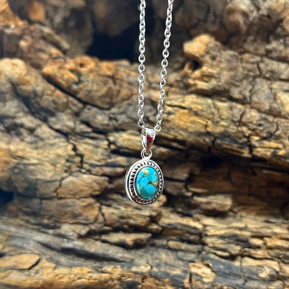 Montana Silversmiths Western Lifestyle Turquoise Necklace (Open Night Sky Turquoise)