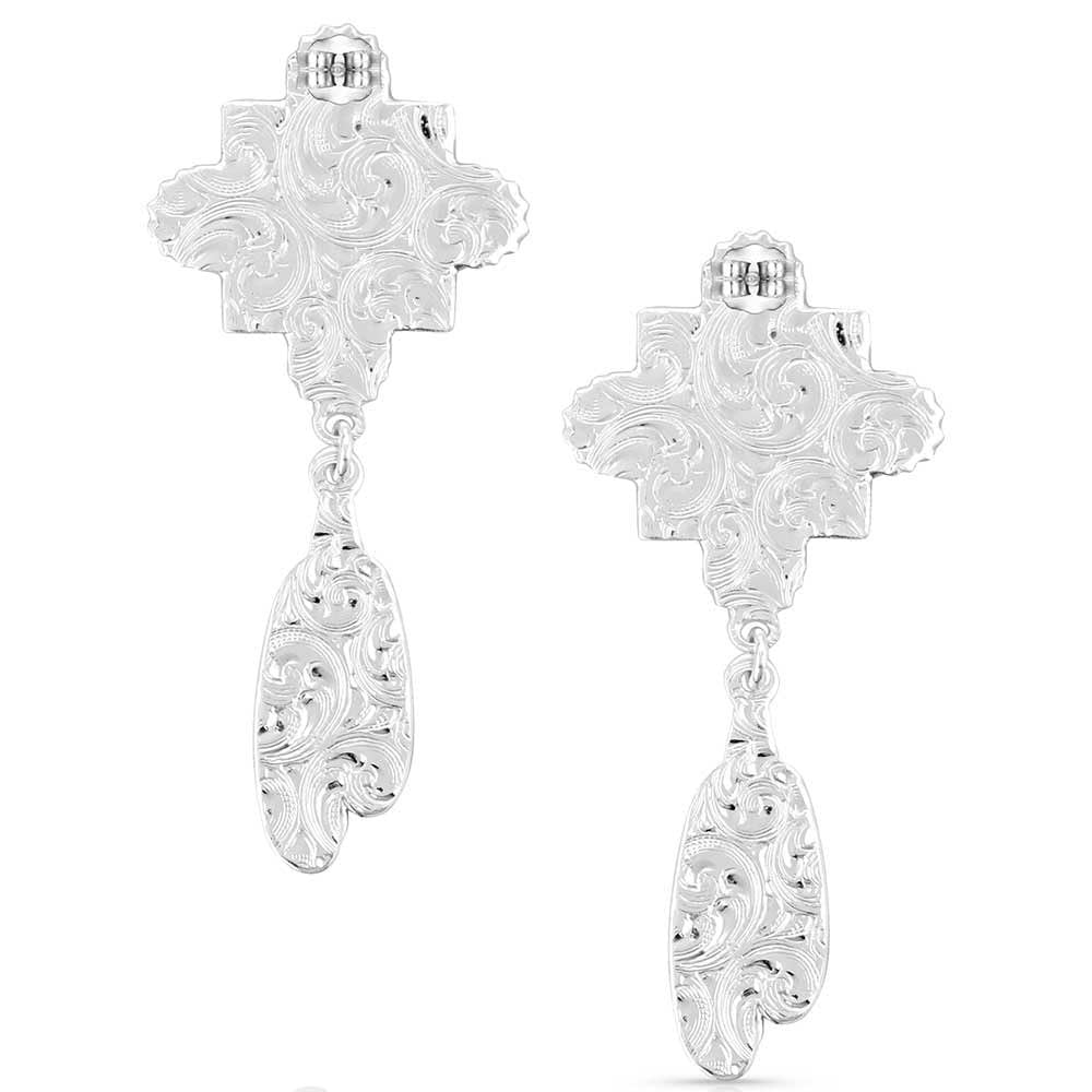 Montana Silversmiths Western Lifestyle Cross Earrings (Promise Montana Legacy)