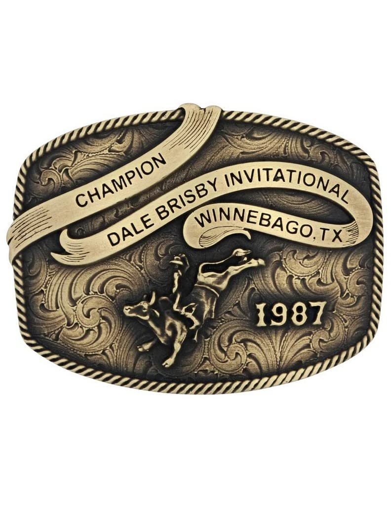 Montana Silversmiths Officially Licensed Dale Brisby Rodeo Western Belt Buckle