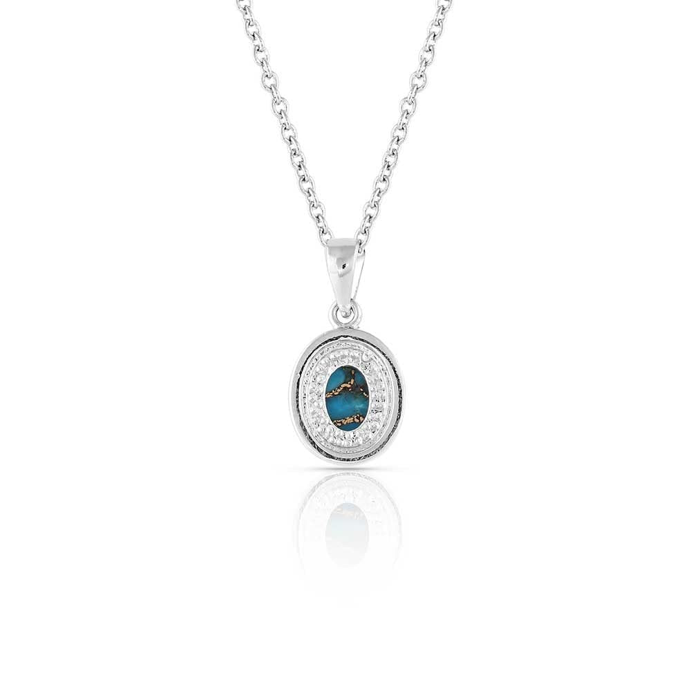 Montana Silversmiths Western Lifestyle Turquoise Necklace (Open Night Sky Turquoise)