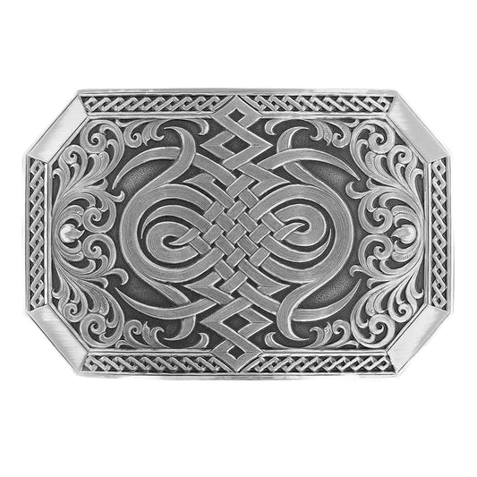 Montana Silversmiths® Gunmetal Western Celtic Knot Buckle 33210MA