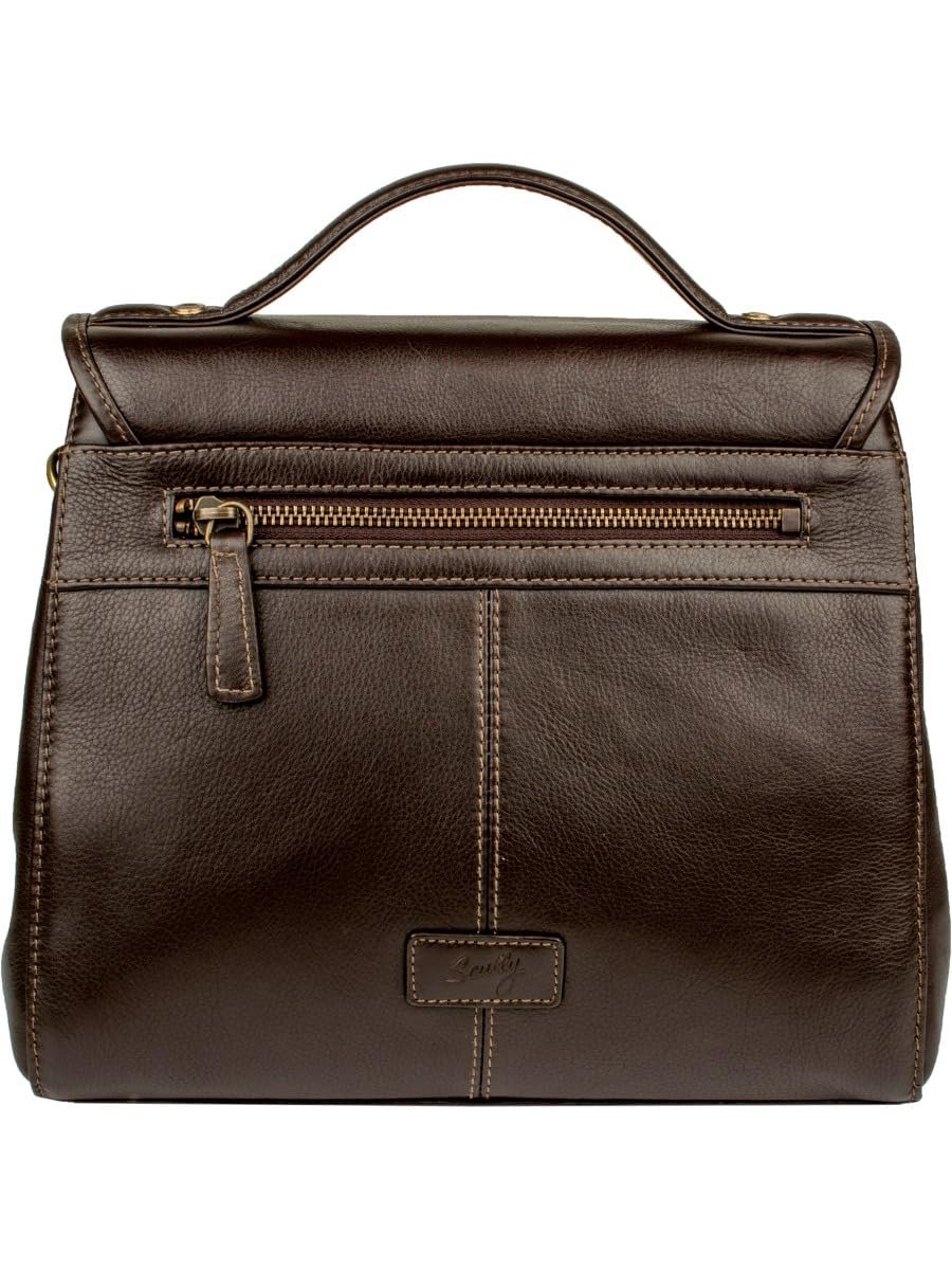 Scully Italia Marina Hand Stained Leather Crossbody Handbag