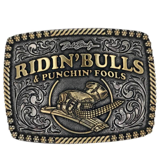Montana Silversmiths® Dale Brisby Bulls  Fools Attitude Buckle A917DB