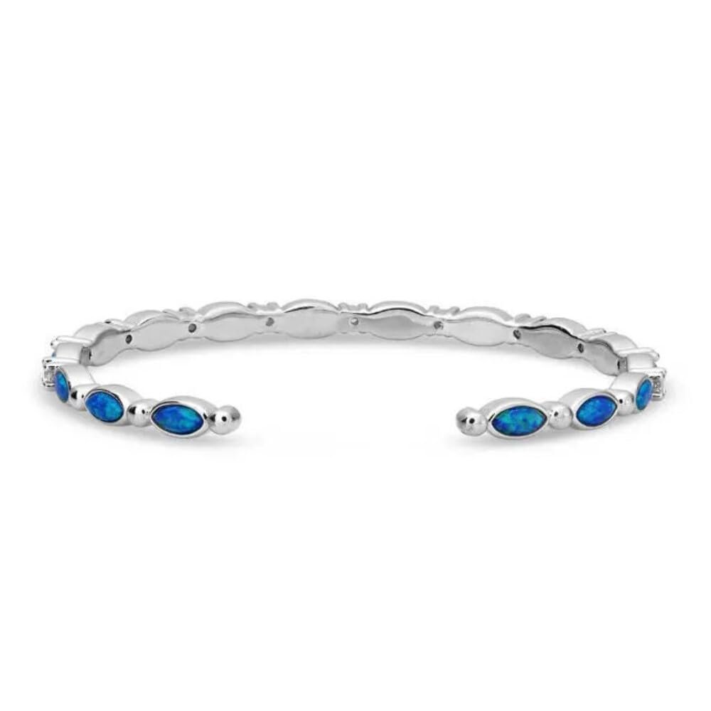 Montana Silversmiths Moonlit Night Crystal Opal Cuff Bracelet - BC5703