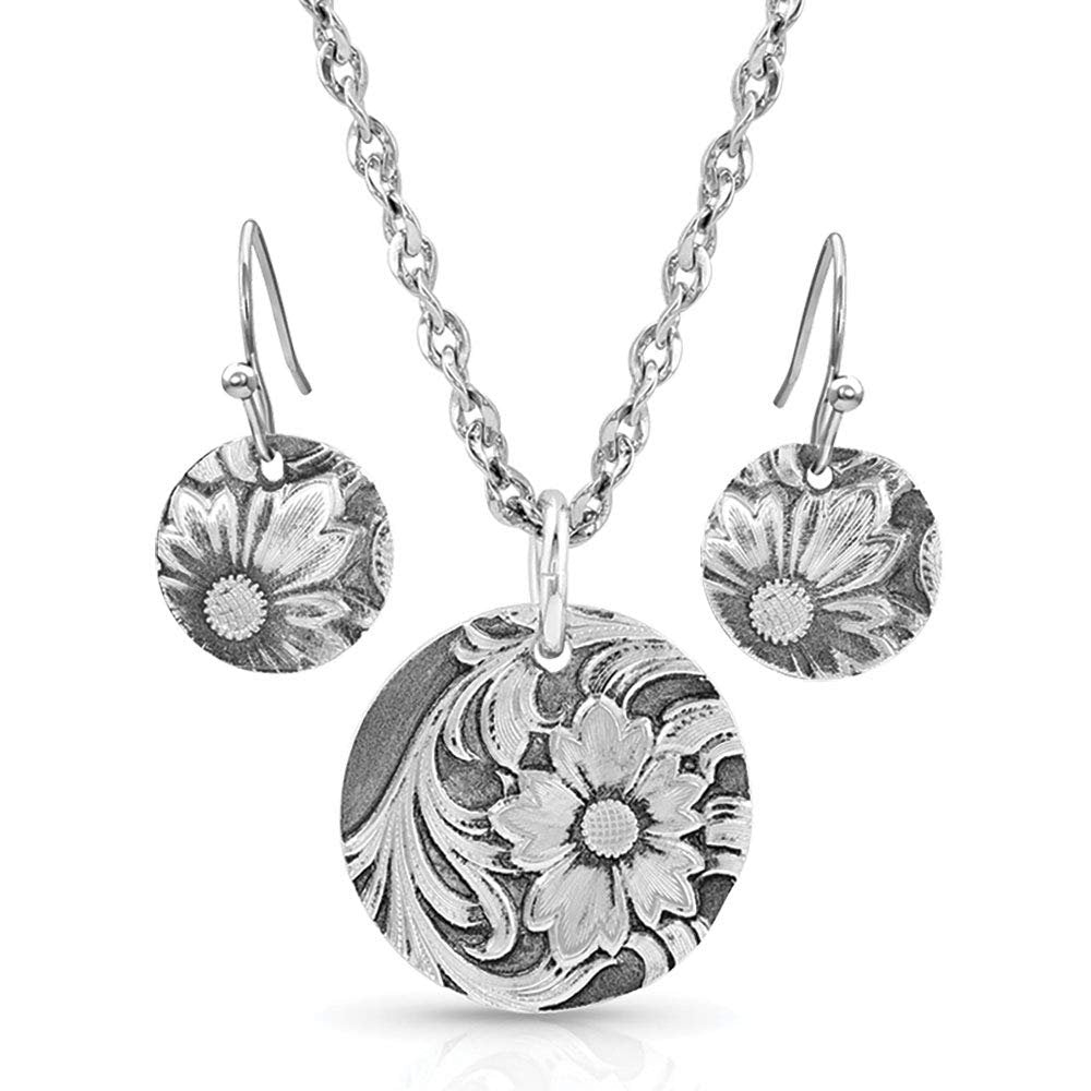 Montana Silversmiths Women's Western Lifestyle Inspired Jewelry Set (Art of The Buckle)