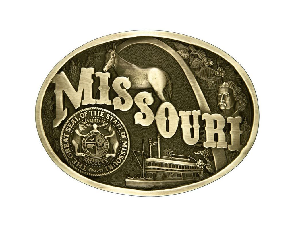 Montana Silversmiths Missouri Heritage Attitude Belt Buckle