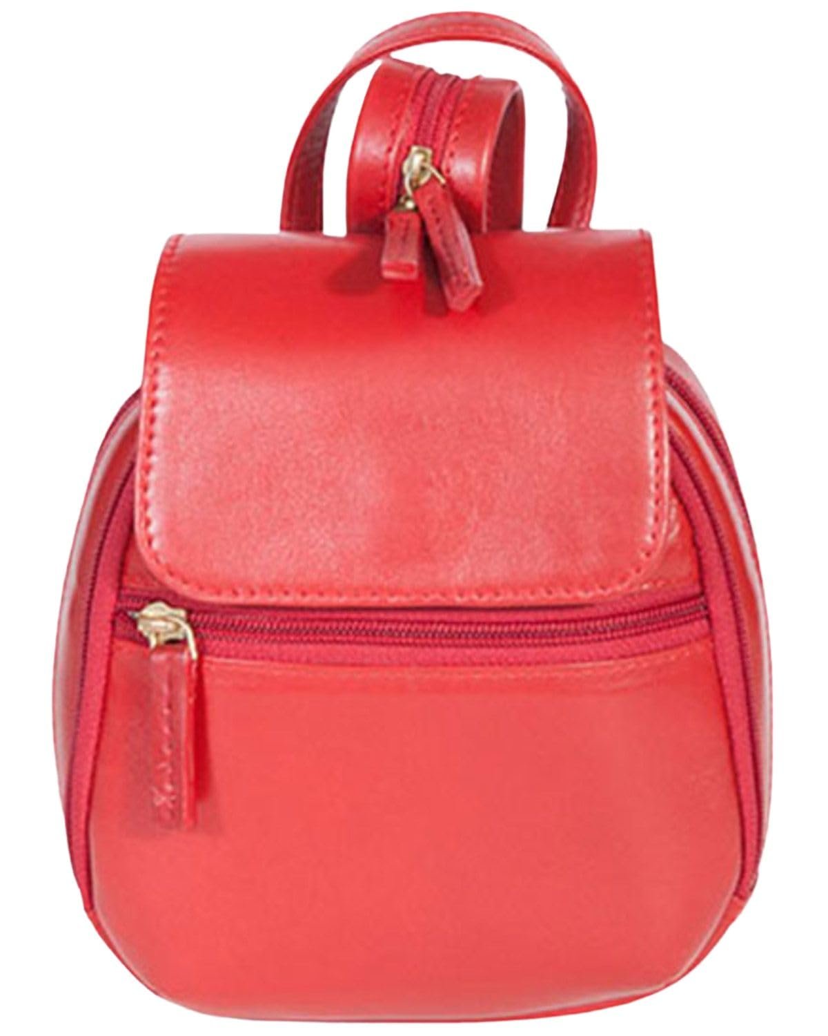Scully Women's Leather Poppi Backpack - Red