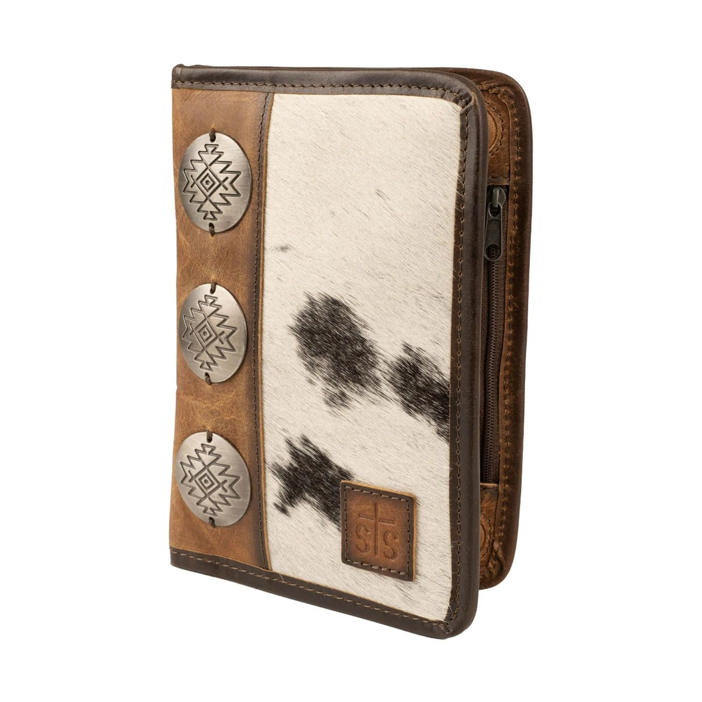 STS Ranchwear Womens Vaquero Magnetic Cowhide/Tan Leather Rodeo Wallet OS