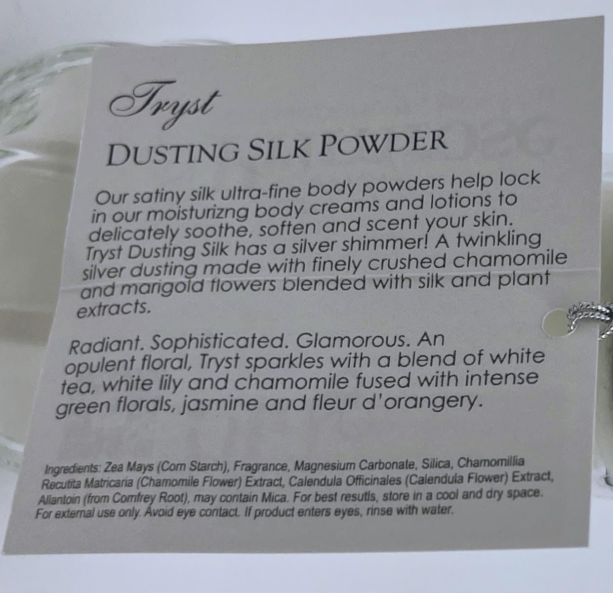 Lady Primrose Tryst Diamond Dusting Silk Shaker