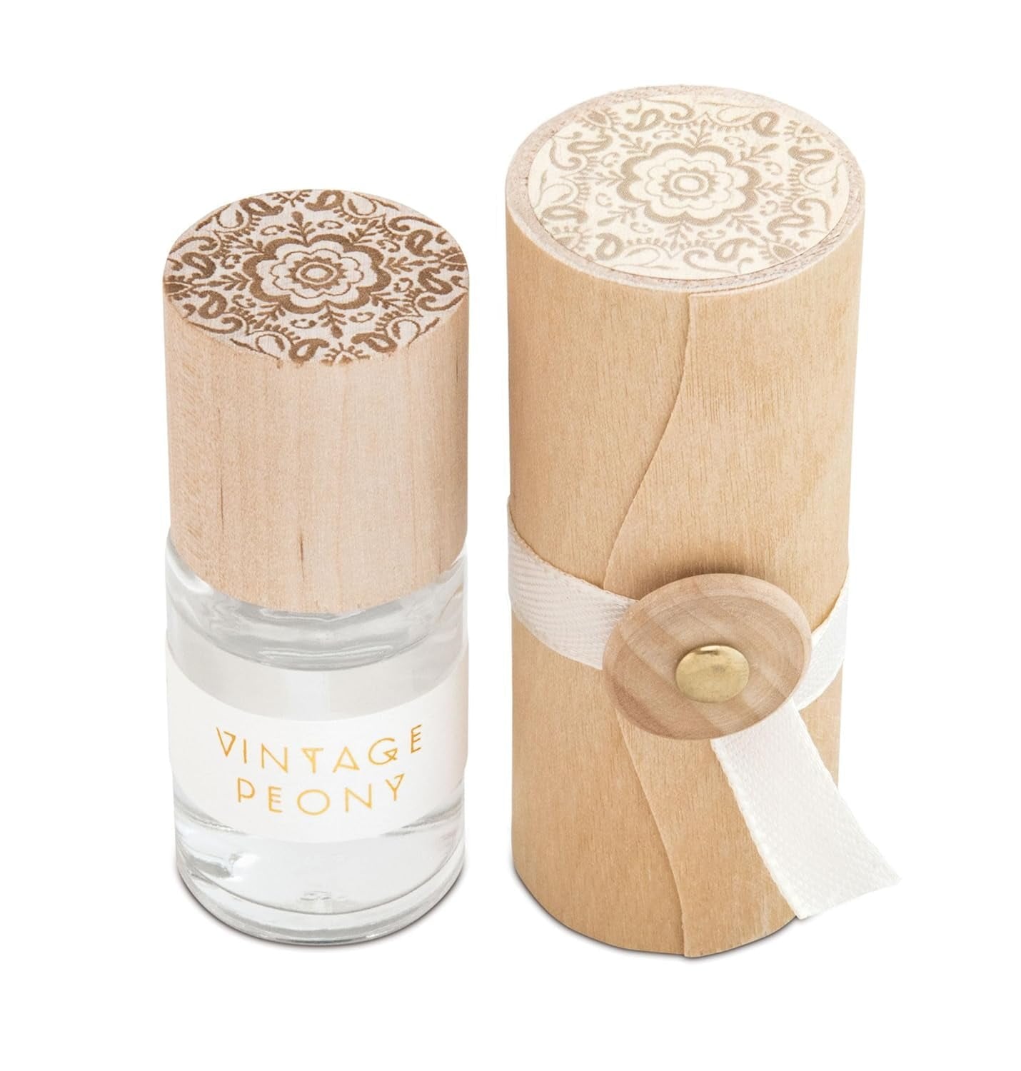 Vintage Peony Print Block Rollerball Perfume