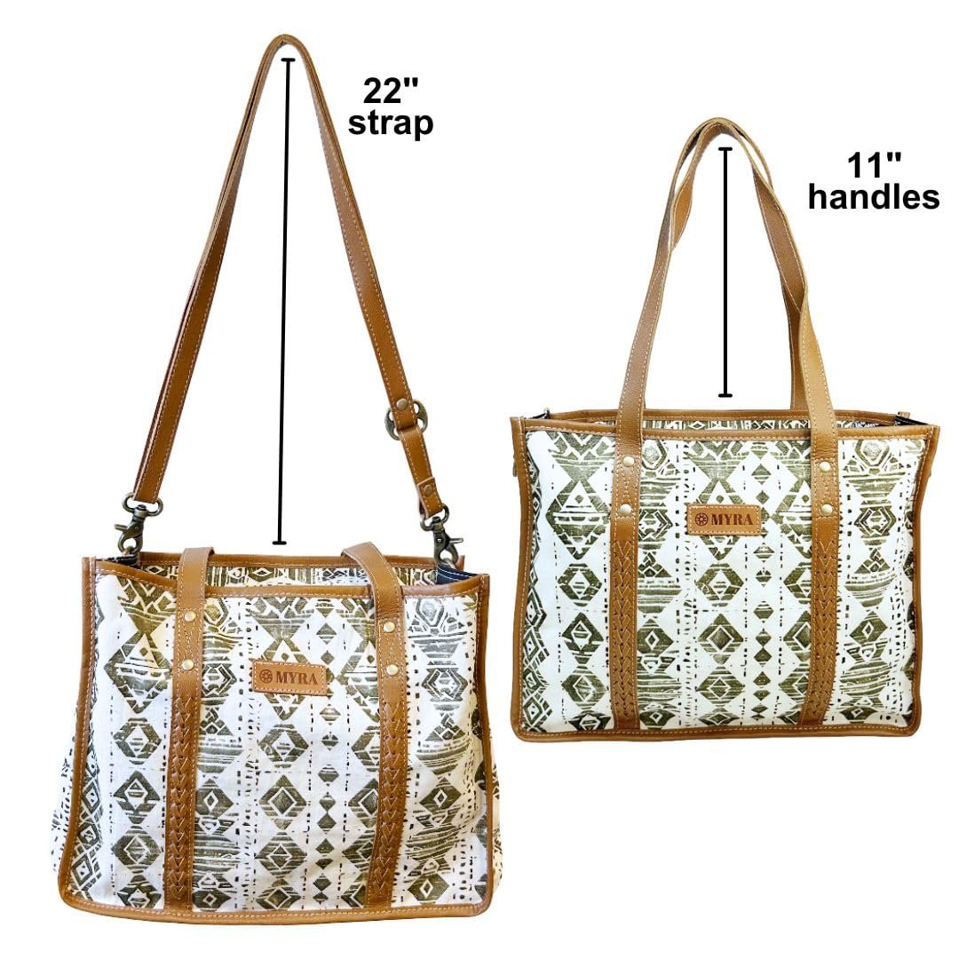 Myra Bag Women's Boho Conceal Carry Purse Aztec Tote Bag Crossbody New
