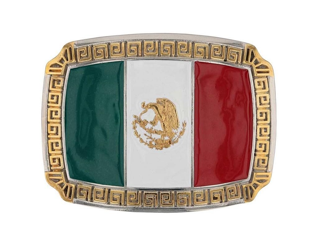Montana Silversmiths Pride of Mexico Attitude Buckle - A998P