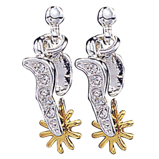 Montana Silversmiths Women's Sparkly Spur Earrings