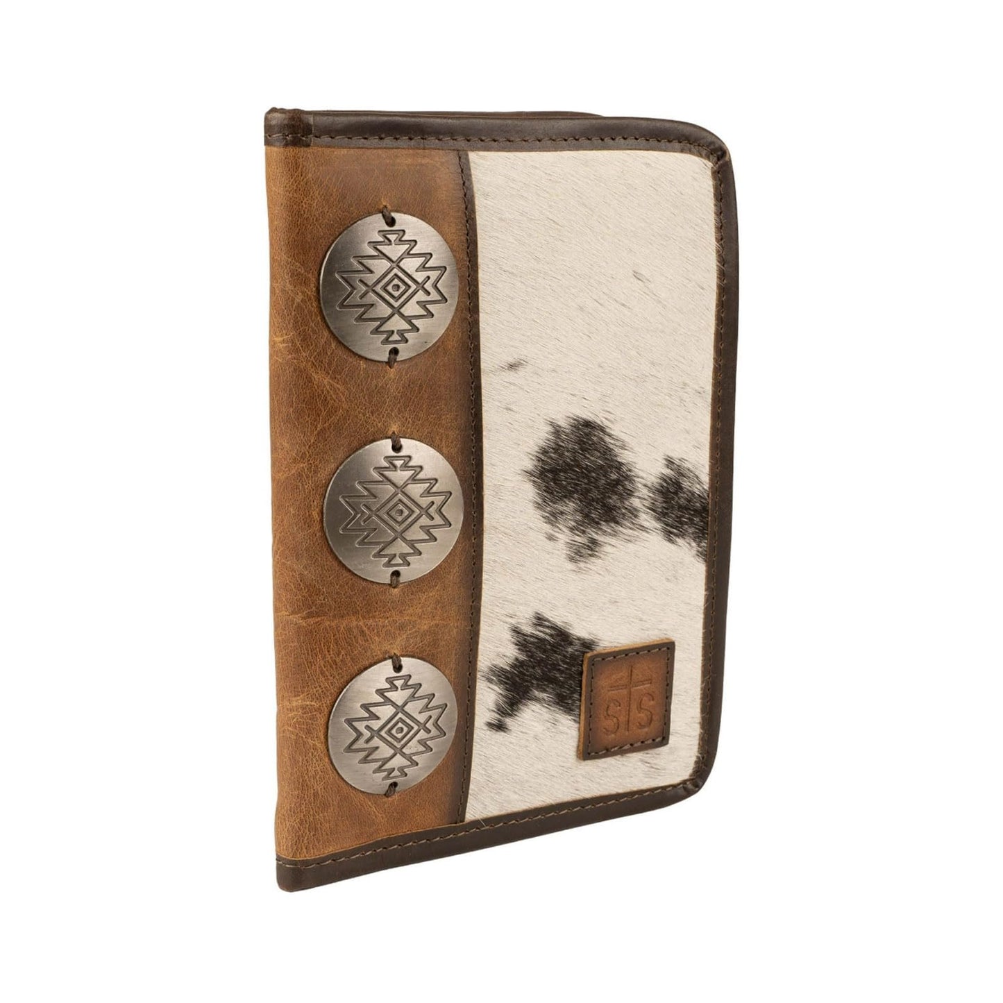 STS Ranchwear Womens Vaquero Magnetic Cowhide/Tan Leather Rodeo Wallet OS