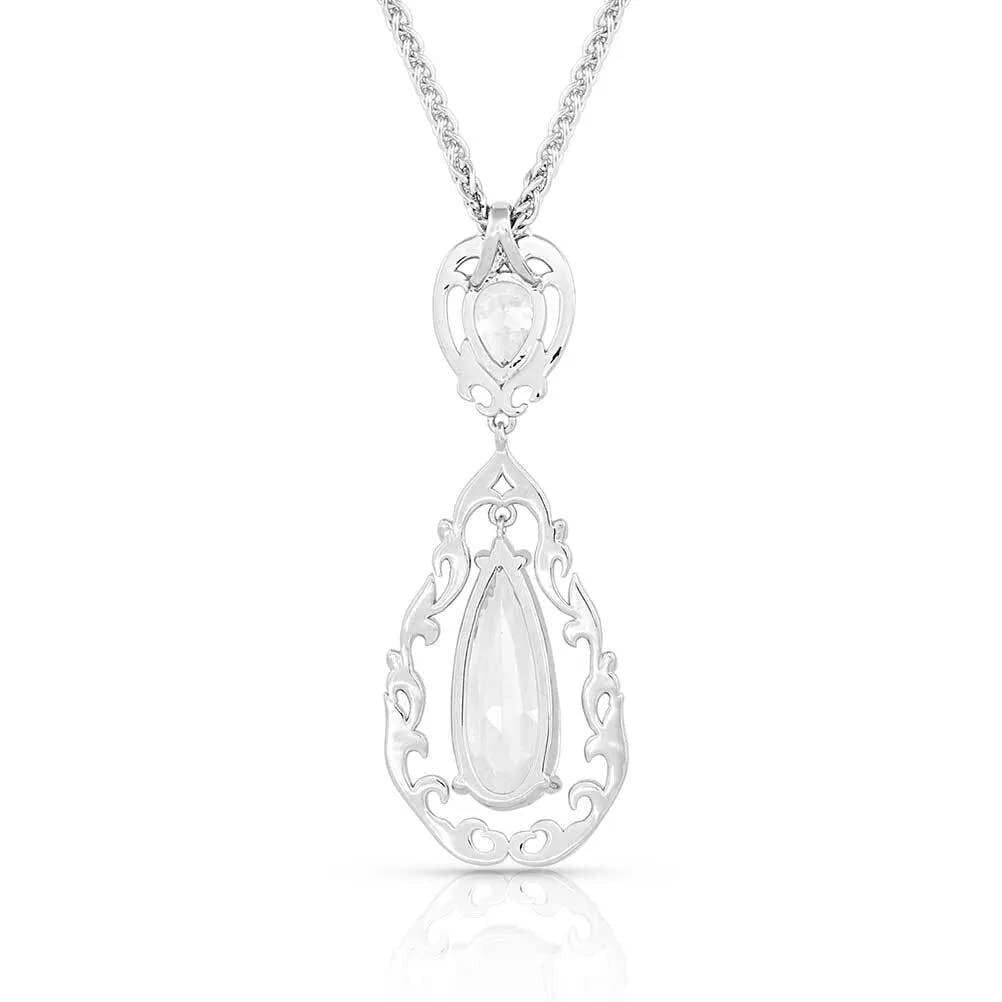 Montana Silversmiths Western Inspired Crystal Necklace (Princess Frost Crystal)