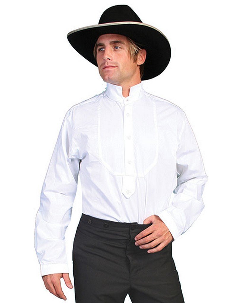 Scully Rangewear Men's High Collar Bib Front Shirt
