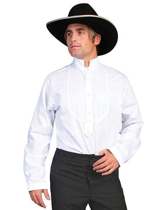 Scully Rangewear Men's High Collar Bib Front Shirt